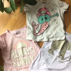 3t T-shirt bundle Gap/crewcuts girl
